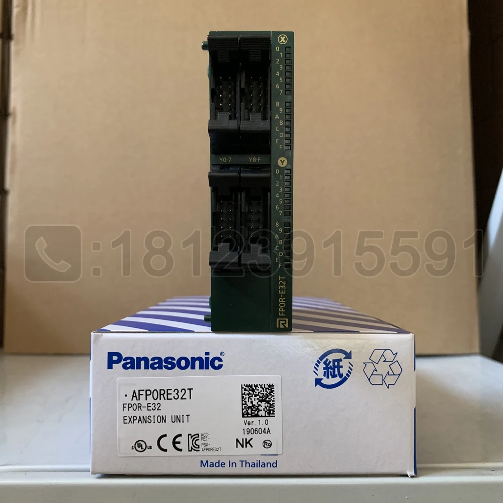 

The new Panasonic PLC expansion module AFP0RE32T/FP0R-E32T (16-in and 16-out transistors)