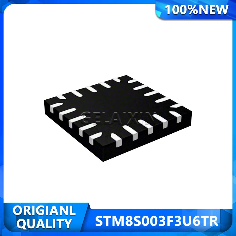 

1PCS STM8S003F3U6TR UFQFPN20(3*3) STM8S003F3U6 STM8S003F3U STM8S003F3 8S003F3 100%Original genuine product