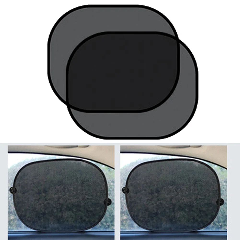 Parts & Accessories Car Sunshades Sets Suction Cup Type 6X Black Curtain For Most Car Models Hot/Easy To Install