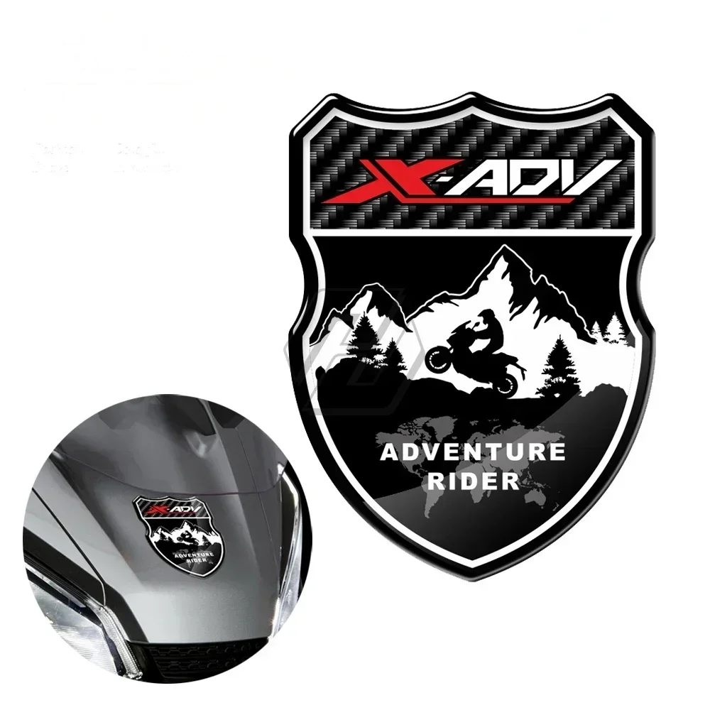 For HONDA X-ADV XADV 150 250 300 750 Adventure Rider Decals 3D Motorcycle Shield Sticker