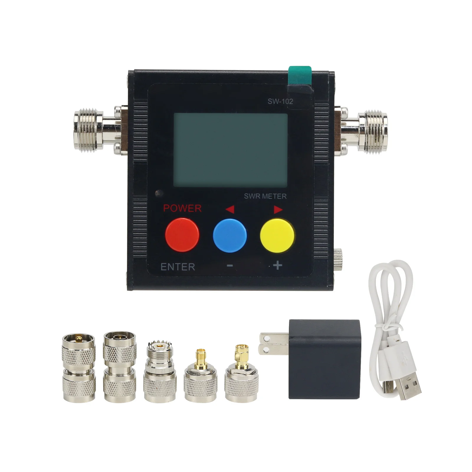 

SW-102 120W 125-525MHz SWR Meter SWR Power Meter with Digital Display to Test Car Transceiver Antenna
