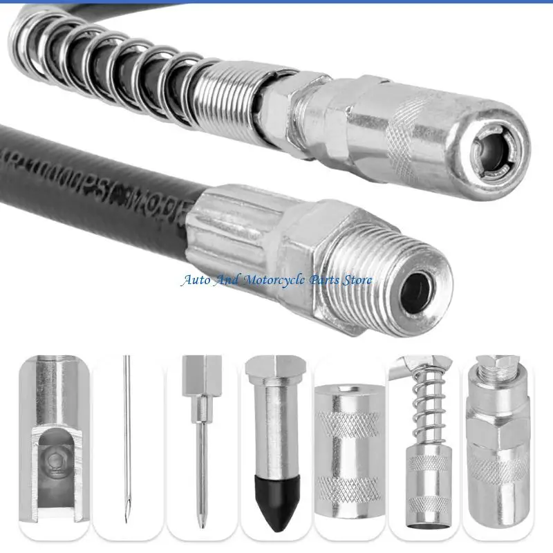 

P9FD Grease Injection Adapter With Extension Hose for Lubrication Mechanical Workshop