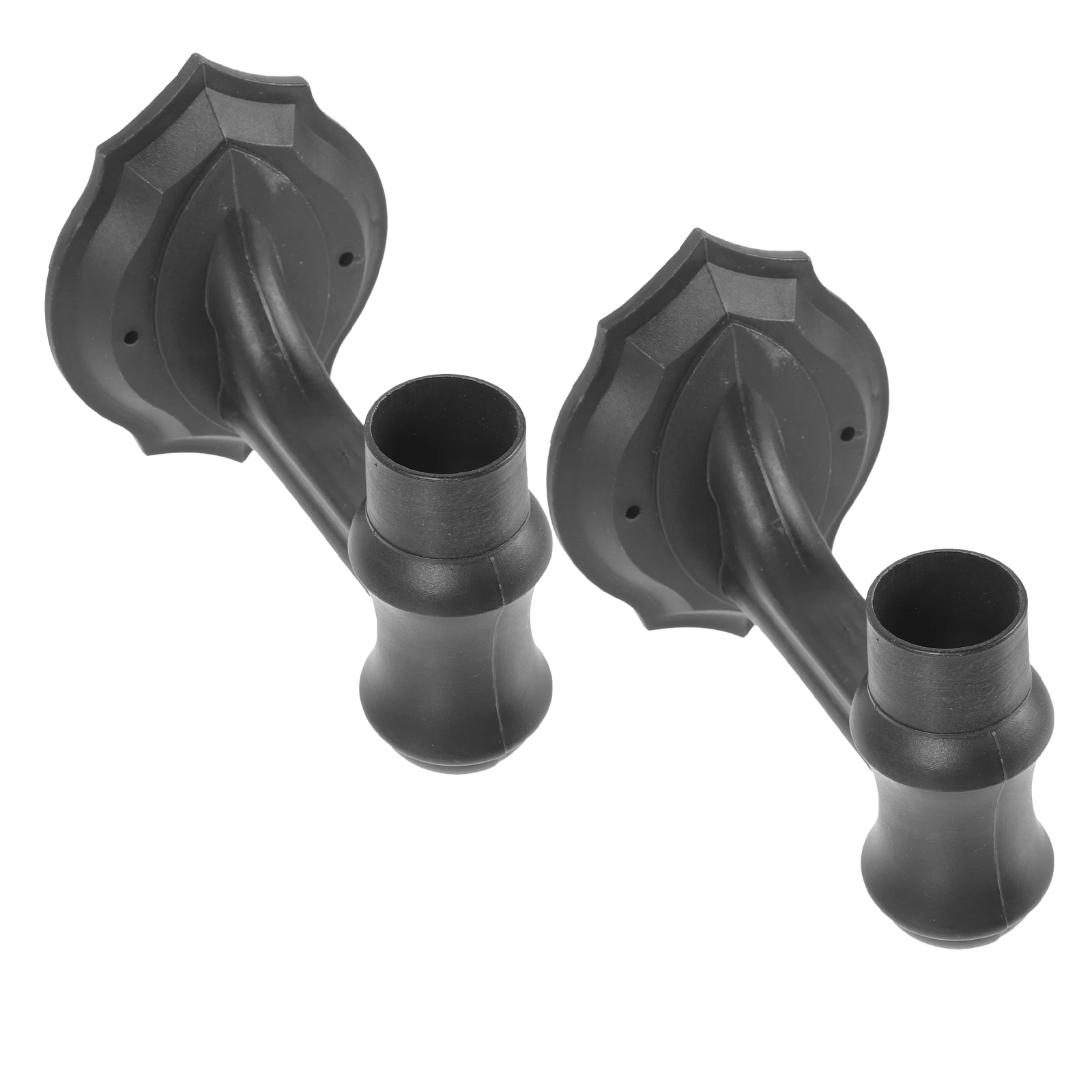 

2pcs Solar Lamp Holder Plastic Wall Seat Mount for Bedroom Bathroom Kitchen Living Room Outdoor Garden Accessories