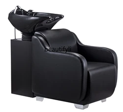 Sitting Shampoo Chair Hair Salon Flush Hair Salon Ceramic Shampoo Chair Beauty Salon