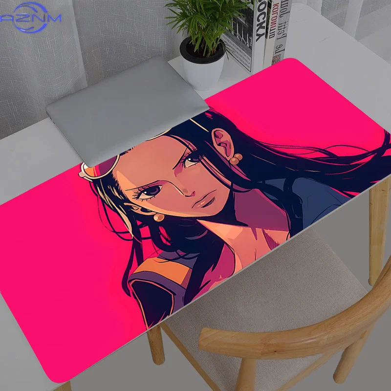 Mouse Pad One Piece Nico Robin Gaming Accessories Gabinete Gamer PC Computer Desk Mat Large XXL Keyboard Tablet Mousepad