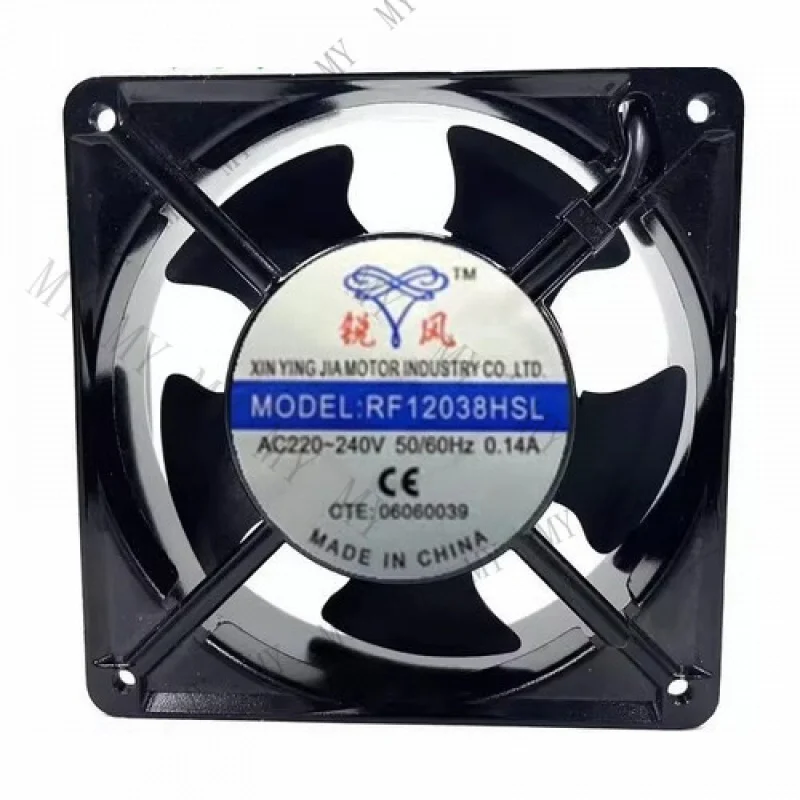

TT 1PCS RF12038HSL AC220V-240V 0.10A 12CM Axial Cooling Fan