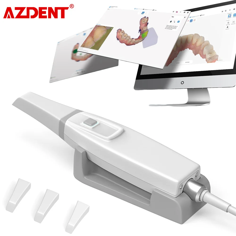 AZDENT Dental Intra-oral 3D Scanner with Software Real Color CAD/CAM Chair Side System 3D Dental Scanner