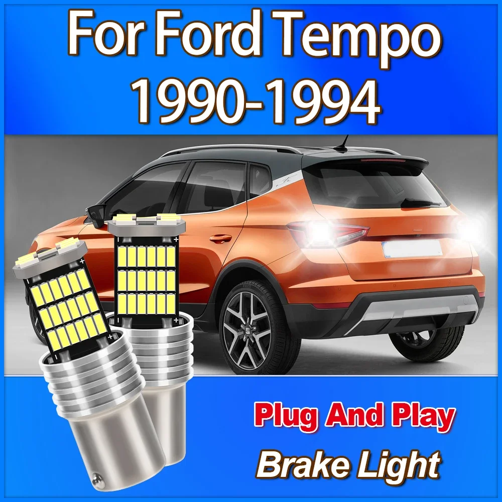 

Белый стоп-сигнал 6000K 1157 BAY15D P21/5W Высокая мощность 12 В Canbus без ошибок Маленькие фонари для Ford Tempo 1990 1991 1992 1993 1994