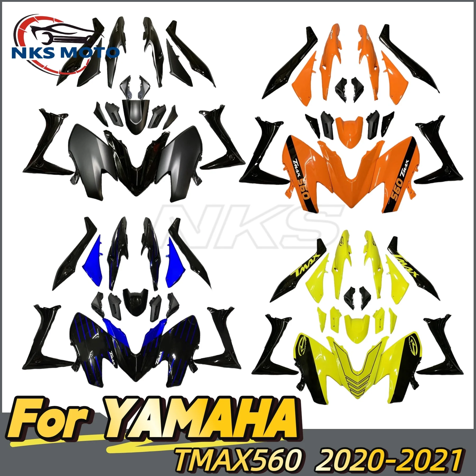 

Motorcycle ABS Full Fairings Kit Fit For YAMAHA TMAX560 2020 2021 TMAX 560 T-MAX 2020 2021 Bodywork Fairing Kits Set