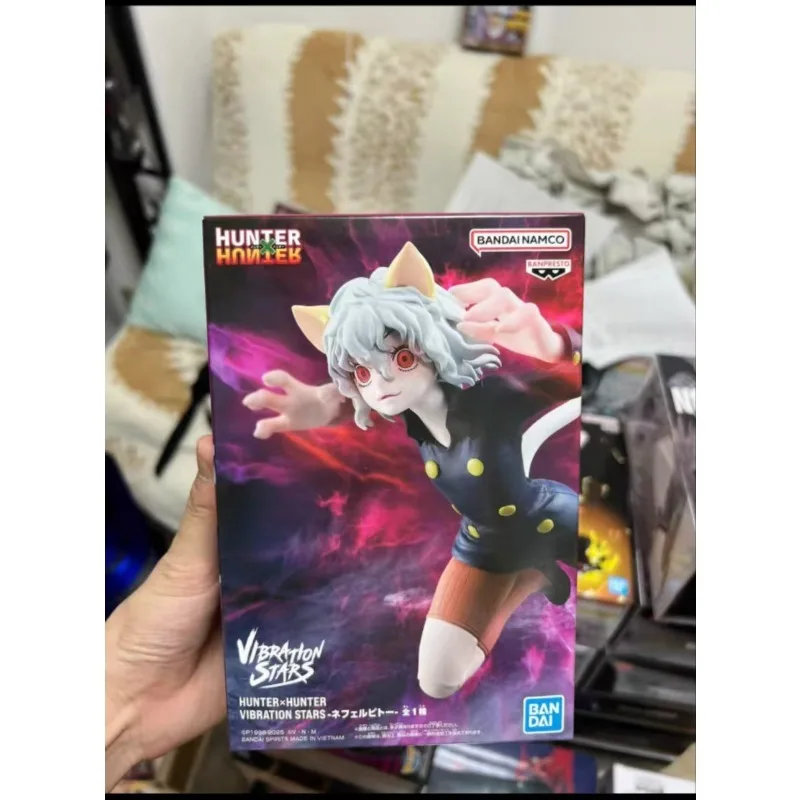 In Stock BANDAI Original BANPRESTO Anime HUNTER HUNTER Nephelpito VIBRATION STARS Action Figures Model Statue Toys Festival Gift