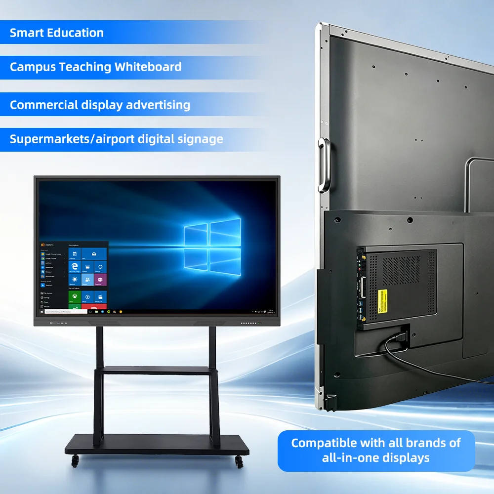 TexHoo OPS Mini PC Computer Intel Core I5 12450H Processor Windows 11 Pro For Conference Teach Screen Built-in Host Module WiFi