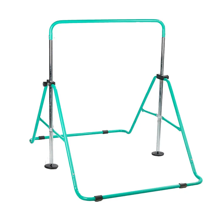 شريط أفقي للتدريب على الجمباز قابل للطي، ارتفاع قابل للتعديل في الداخل والخارج مناسب