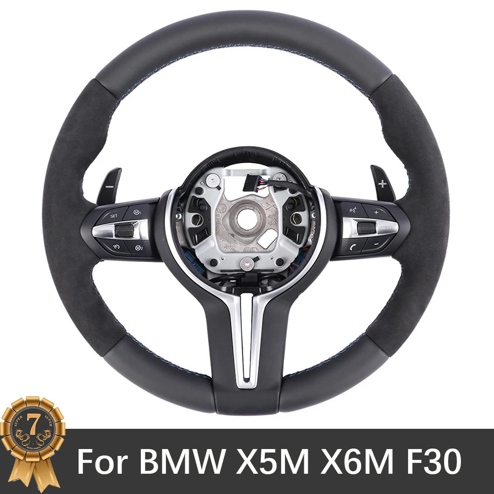 

Кожаный чехол на руль для BMW M2 M3 M4 M5 M6 X5M X6M F30 F35 F10 F18