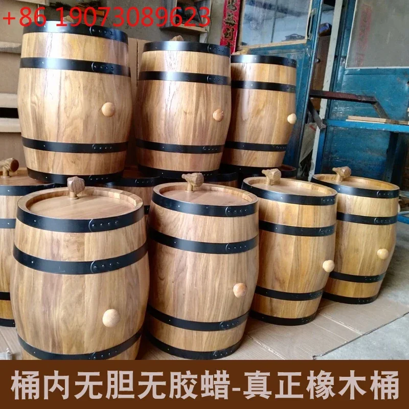 

25-Liter Oak, Empty , Home-brewed Wine Barrels, Fermented Brandy