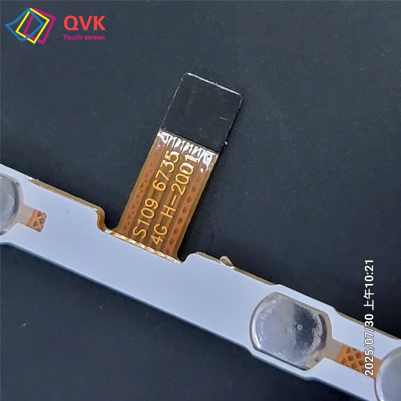 

For S109 6735 4G H-2001 6PIN 44MM Tablet spare parts Switch on off Power Volume button Cable Flex