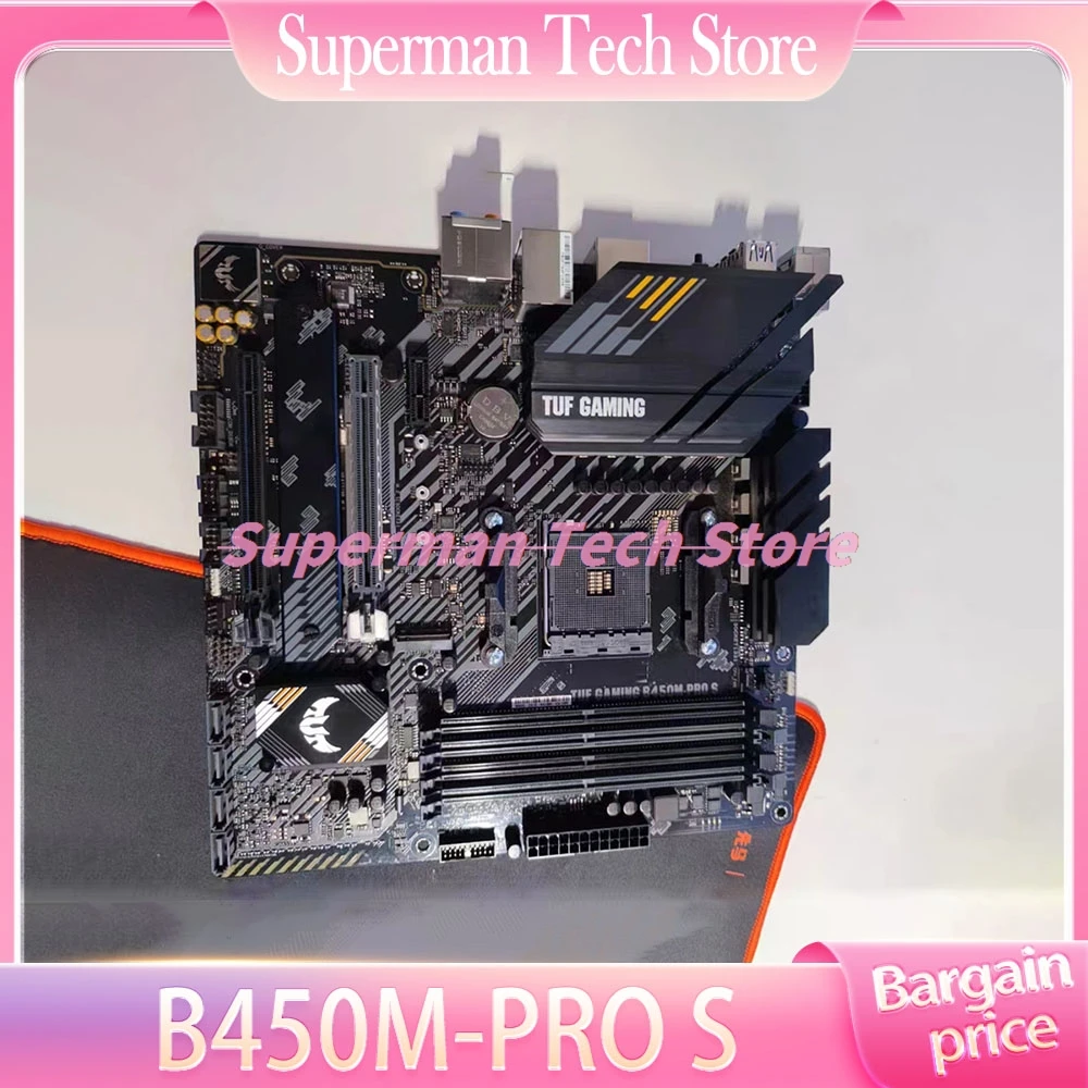 TUF GAMING B450M-PRO S Desktop Motherboard For ASUS AM4 Supprt R7 3700 5800x view 4