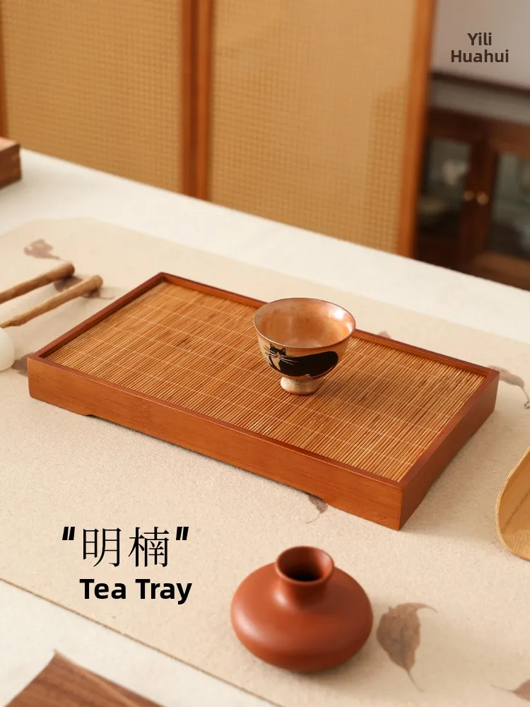 

Ziming Бамбуковый поднос для чая Маленький дренаж Мокрые замачивание Бамбуковый коврик Поверхностный фильтр Вода Чайный столик Прямоугольный ape l Wood ain