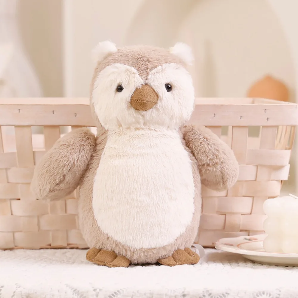Dierenpop Uil Pinguïn Zacht kussen Eend Zacht Varken Dierlijk Cartoon Olifant Gevulde poppen Kamerdecoratie