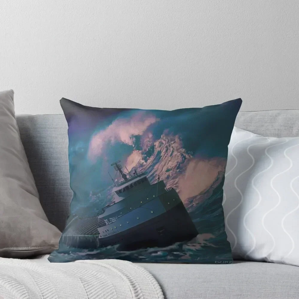 

Edmund Fitzgerald Throw Pillow Luxury Pillow Case covers for pillows Cushion Cover Set Pillow Cases Decorative