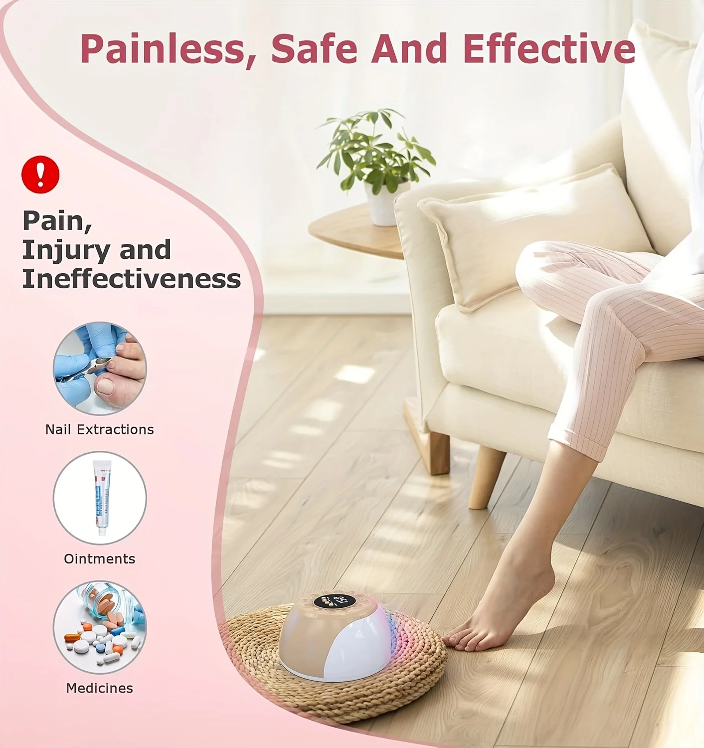 

1/2/4 Pcs Nail Fungus Light Device for Toenails and Fingernails