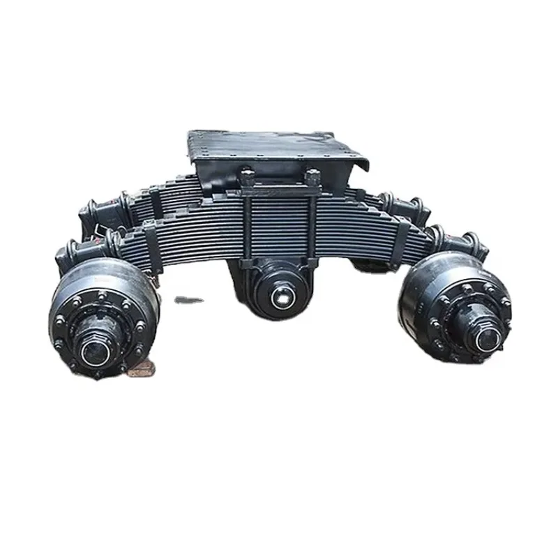 American Type 28-Ton Bogie Suspension Components For Semi-Trailers Single Point Suspension