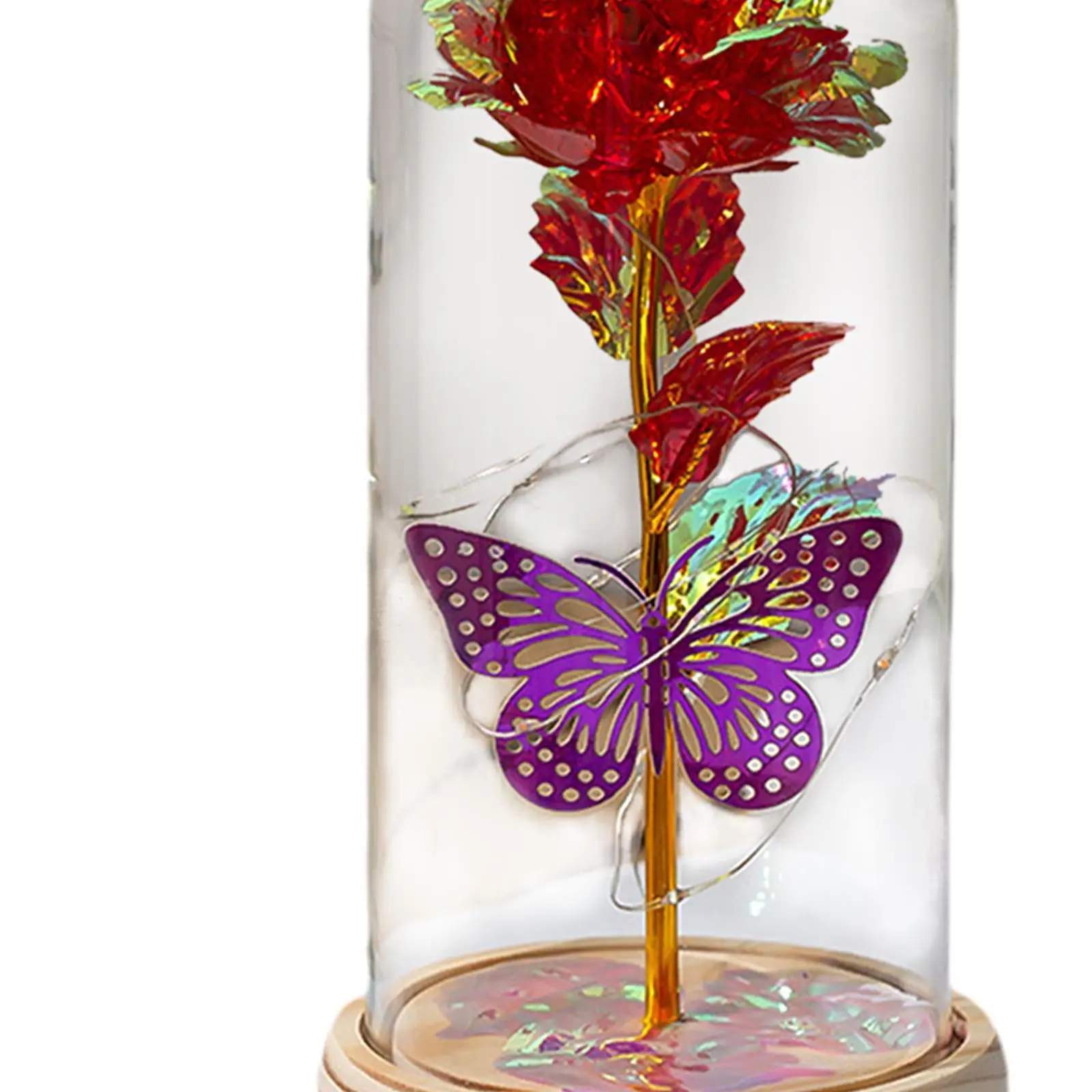 Regalos del día de San Valentín para su flor preservada para la esposa de compromiso de cumpleaños