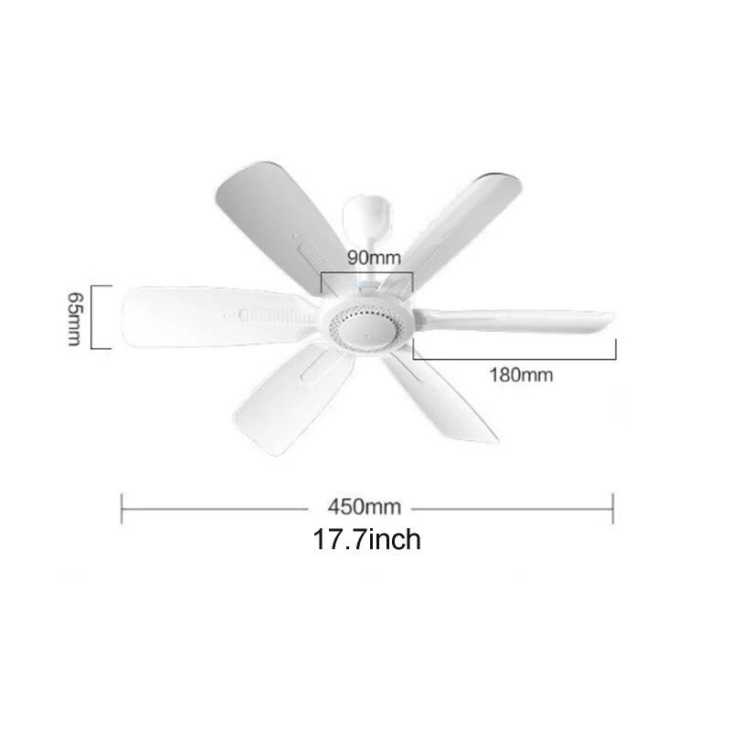 แบบพกพาขนาดเล็กเพดานพัดลม220V 50Hz พัดลมแขวนผนังปลั๊กไฟฟ้า Mute ประหยัดพลังงาน Cooler พัดลมห้องนอน Breeze ล...