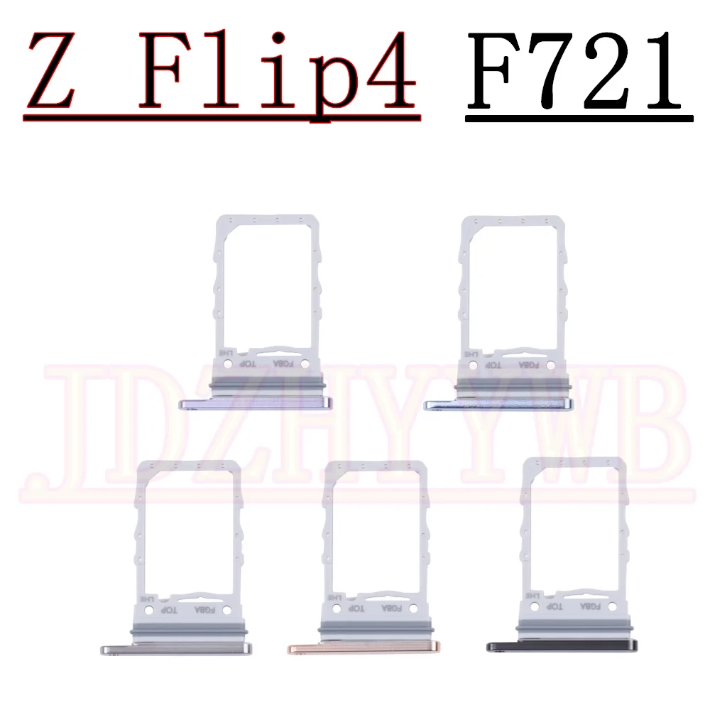 Sim Card Tray Reader Holder Dual Single Chip Slot Adapter For Samsung Galaxy Z Flip4 Flip 4 F721B F721U F721N F721W