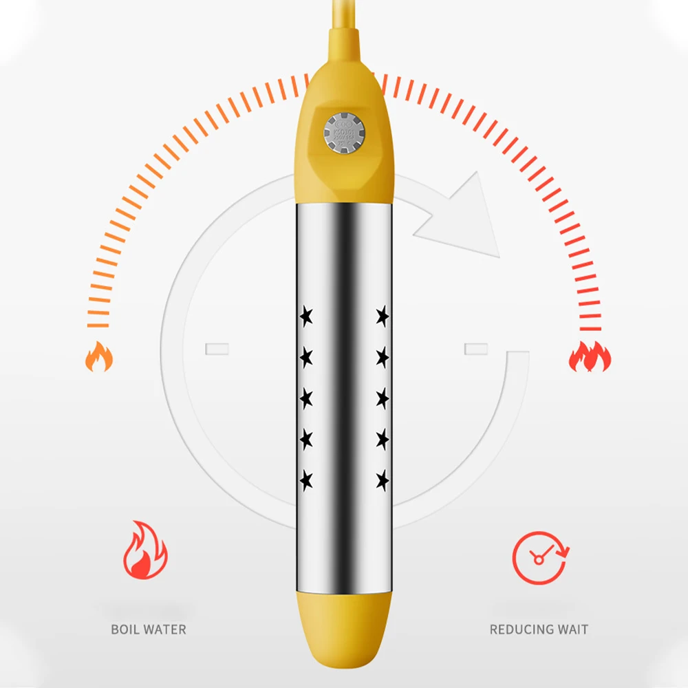 Portable Pool Heater Water Heating Boiler Swimming Solar Bath Tub Immersion Hot Fast Automatic Power Off Intelligent 2000W