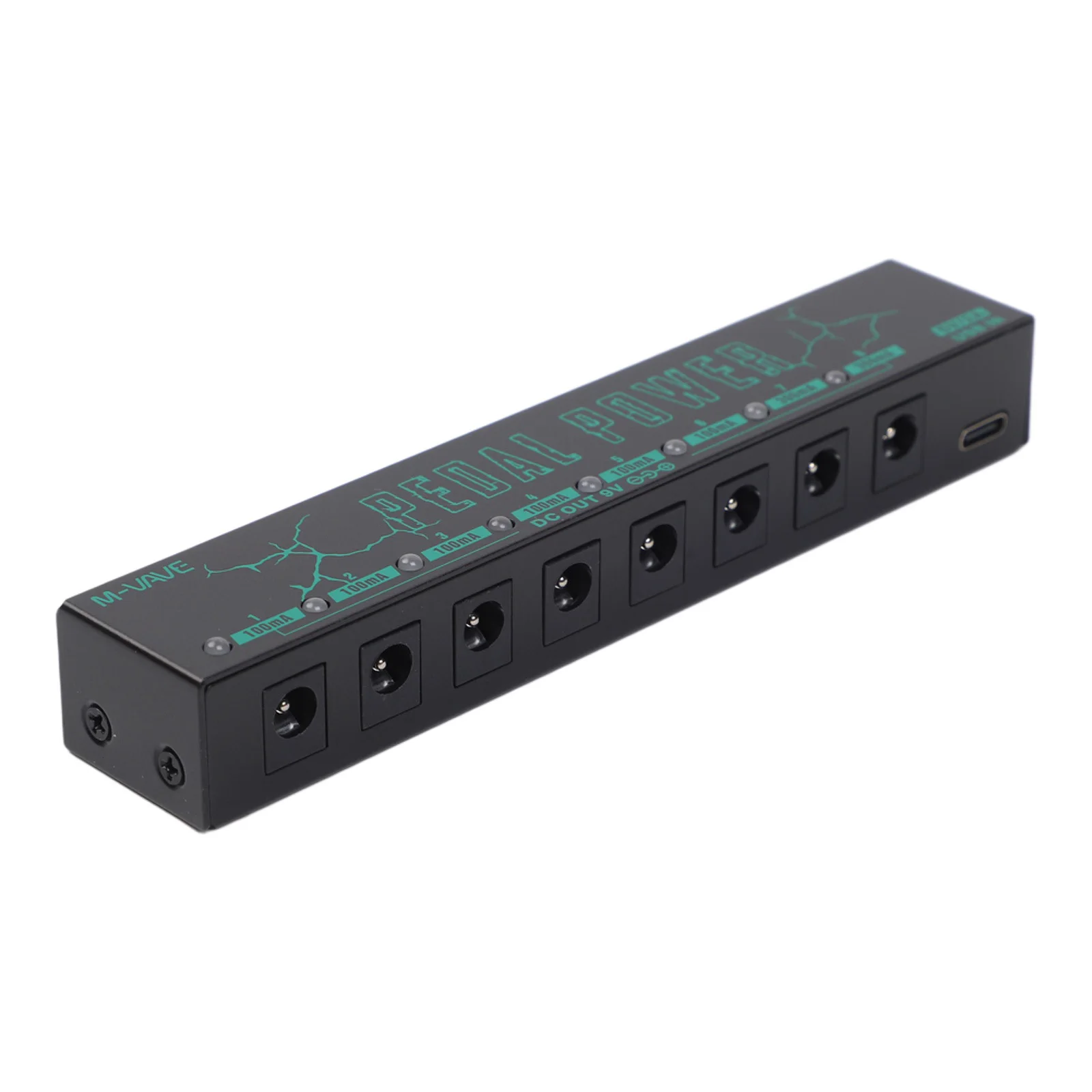Live Performance Effects Supply Easy Status Monitoring Black 8 Isolated Outputs Independent Circuit Functioning