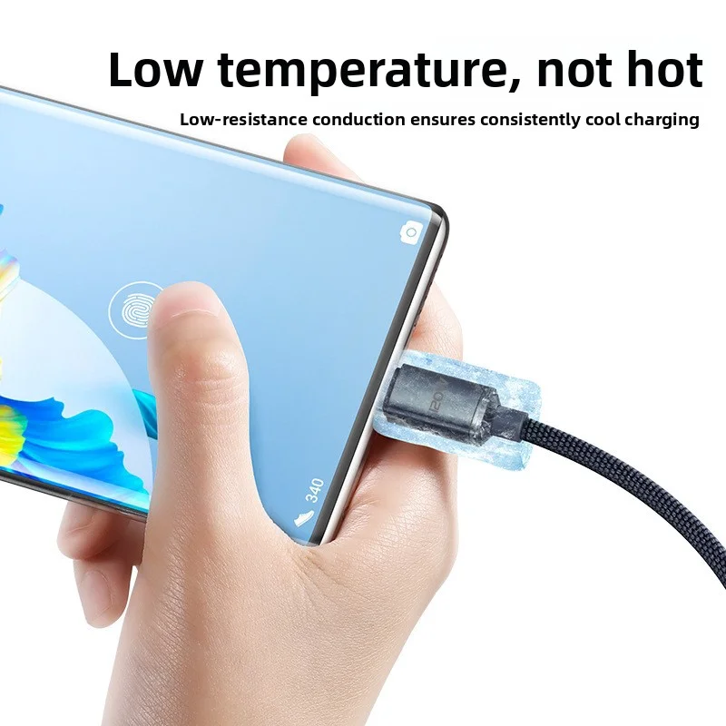 120 واط 6A PD نوع C إلى نوع C كابل آيفون 16 15 برو ماكس شحن سريع USB C كابل بيانات لسامسونج شاومي كابلات الشحن السريع