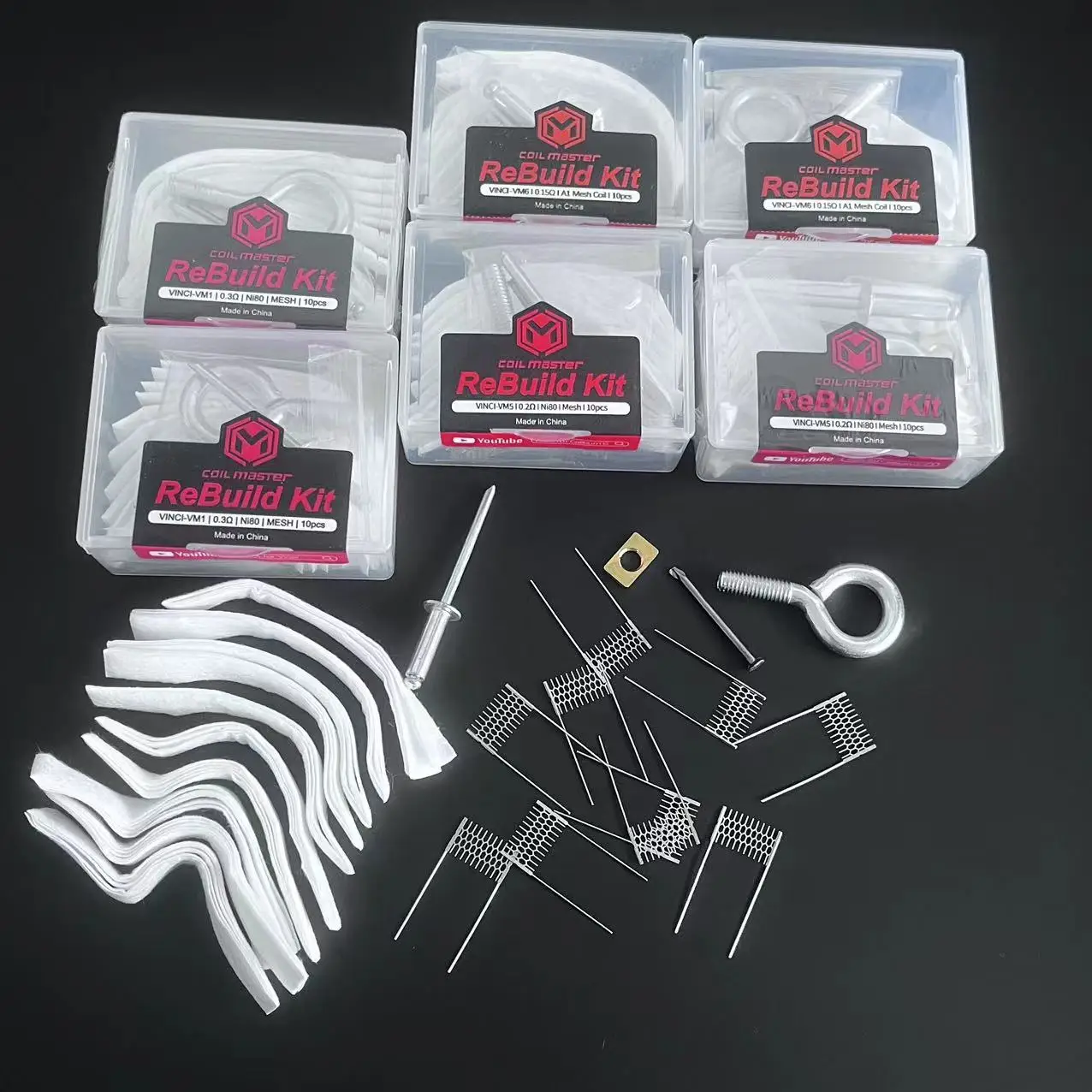 

Комплект для восстановления PnP, 3 типа, сетчатая катушка VM1/0.3ohm /VM5 0,2/VM6 0,15, инструменты для окраски воды своими руками, X VINCI X/R