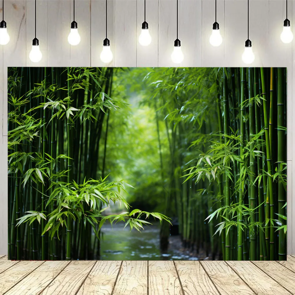 

Green bamboo forest tapestry, printed hanging paintings, forest, home decoration, yoga mat bed sheets, living room wall hanging