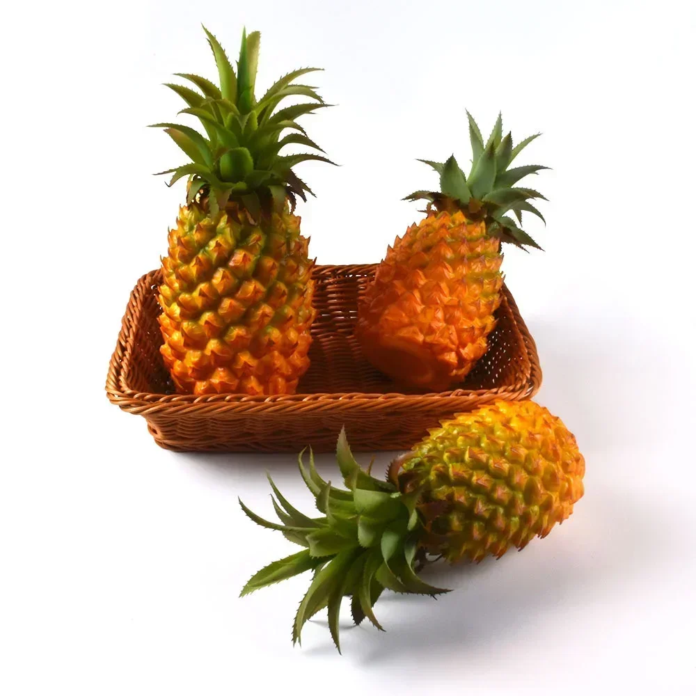 Artifical Fruit Simulated Pineapple Fake Plastic Pineapple Window Decoration Model Photography Props Children‘s Early Education