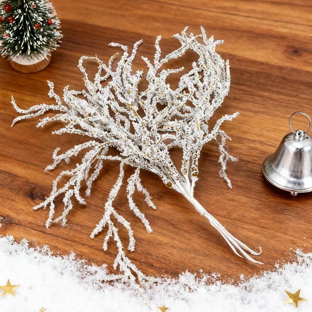 10/20 قطعة النباتات الاصطناعية DIY بها بنفسك إكليل عيد الميلاد ديكور المنزل حفل زفاف ديكورا الزهور زهرية الزينة الزهرية فرع البولي ايثيلين وهمية #4