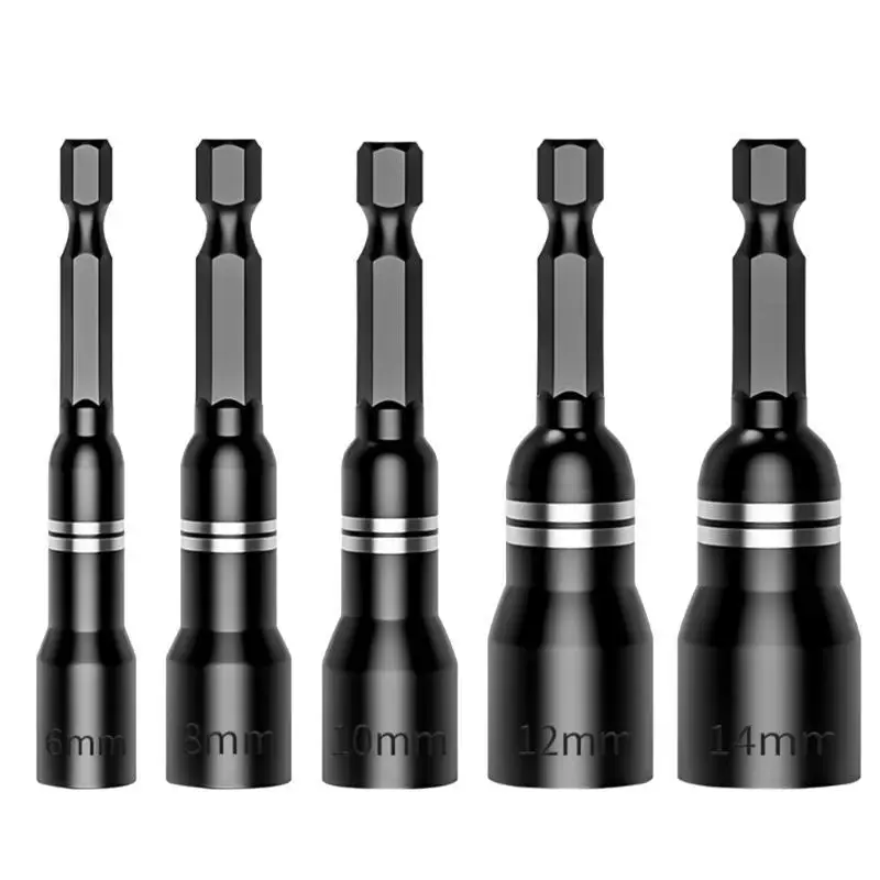 

R9UF Socket Nut Driver Set Drill Bit Set Impact Driver Socket Adapter for Hand Drill Electric Screwdriver