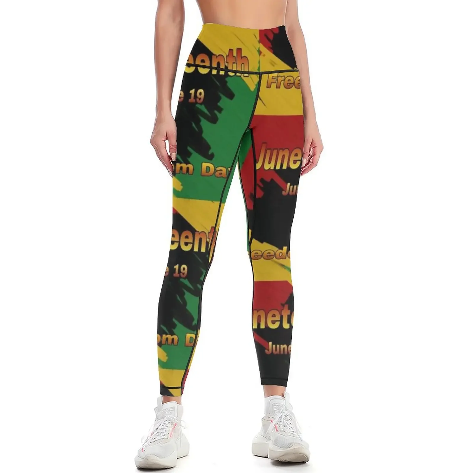 

Juneteenth, june 19, june nineteenth Leggings harem pants Women sports gym pants for physical Womens Leggings