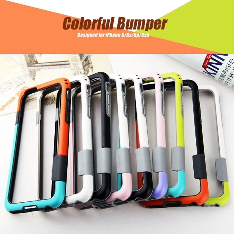 Bumper For iPhone 16E XSMax XR XS X 11 12 Pro Max Soft TPU Frame Case Cover Slim Fundas Soft silicon bumper Multi Color