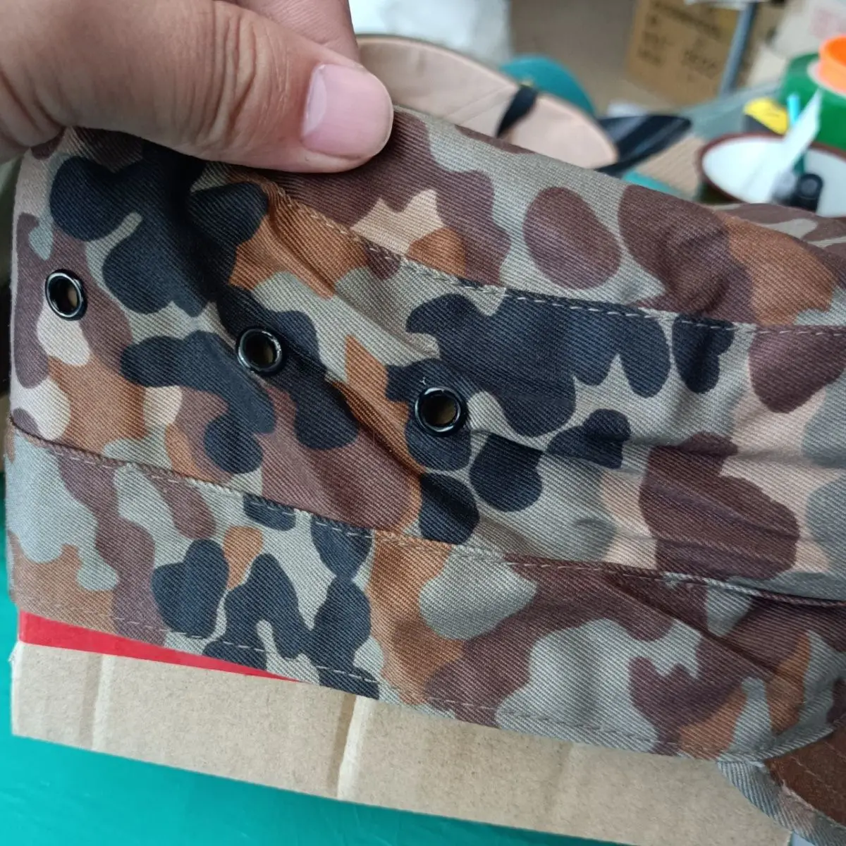 Boné camuflado para treinamento ao ar livre, tropas ucranianas