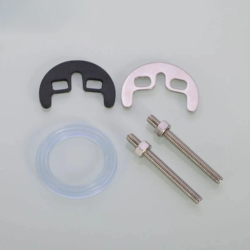 تركيب صنبور المياه ضيق تثبيت طبق حوض حوض حدوة الحصان قدم تطول أجزاء إصلاح المسمار المفردة والمزدوجة #4