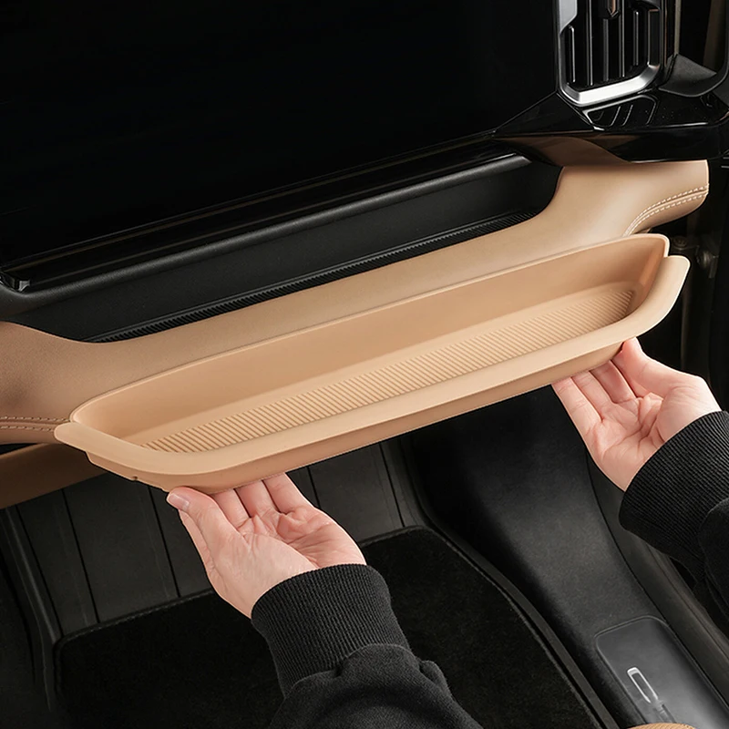 For BYD Leopard 8 Denza B8 2024+ Passenger Side Handle Storage Box Key Phone Silicone Organizer Interior Upgrade Car Accessories