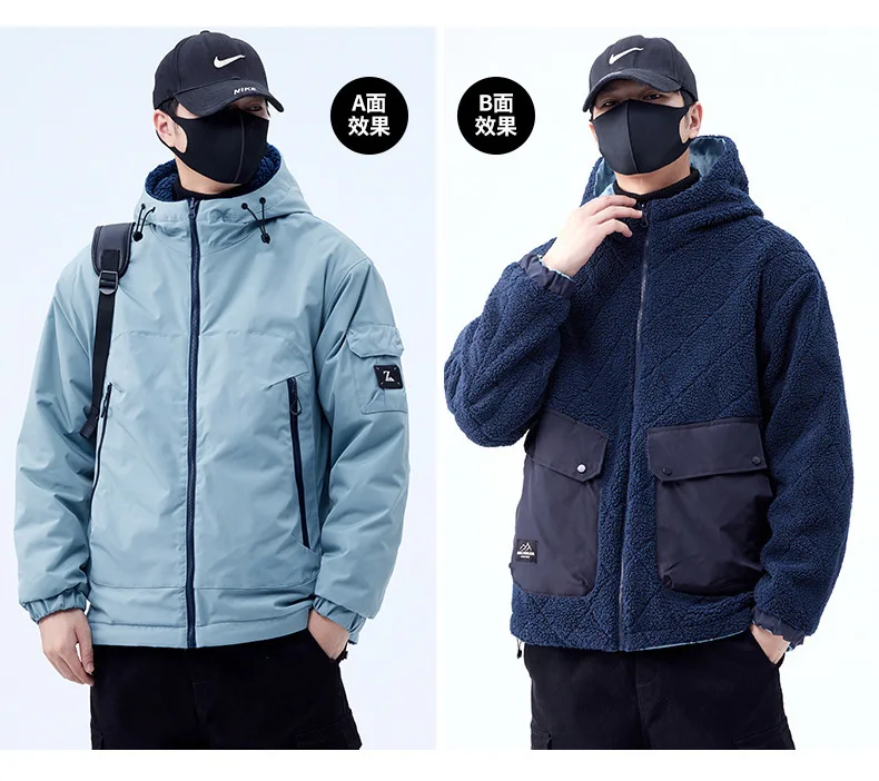 Winter Down Jacket Womens Fashion Workwear Couple's Young Puffer Jacket Short Thicken Outdoor Warm White Duck Down jacket Coats