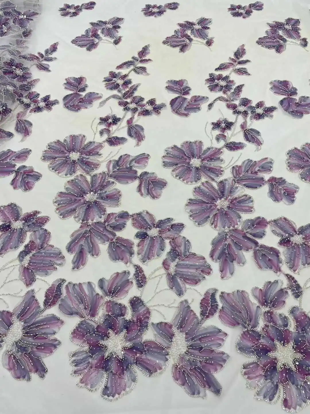 2025 Pizzo netto di tulle francese di lusso con paillettes e perline Tessuto di pizzo ricamato africano nigeriano Tessuto di pizzo per cucire
