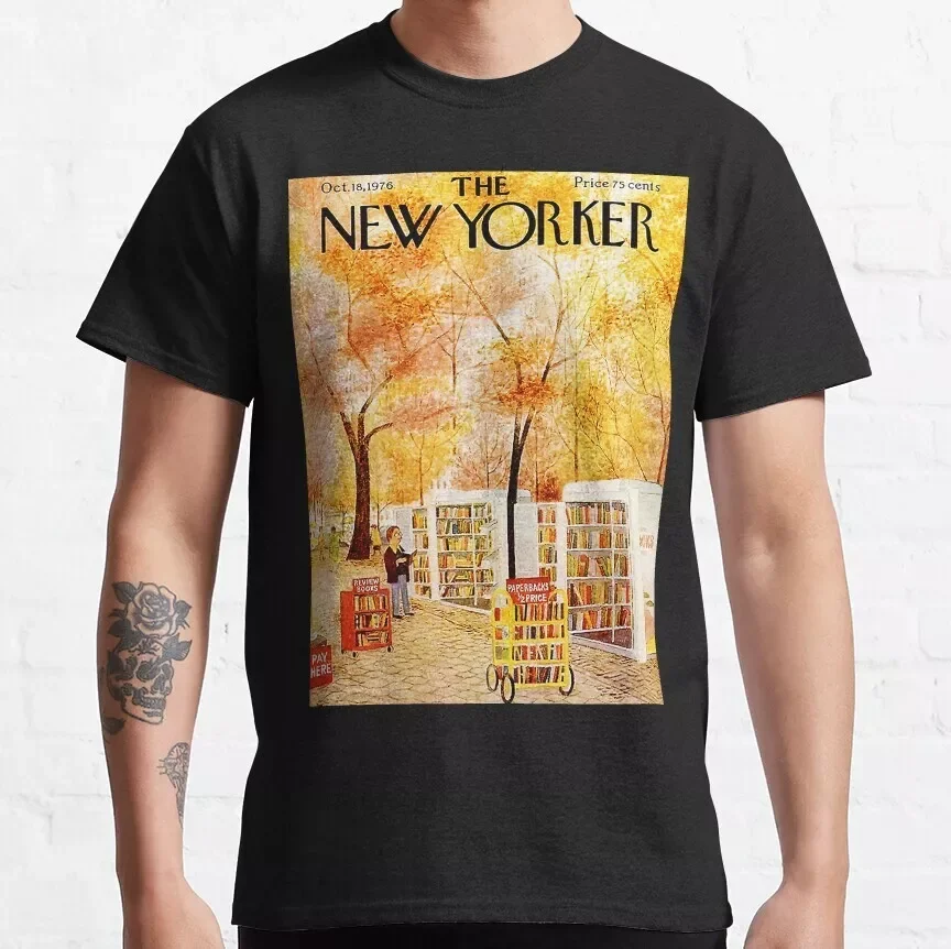 Seller The New Yorker Classic Retro Vintage T-Shirt,Tees Hot Sale Outdoor Cotton