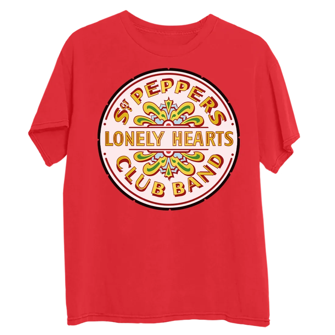 2026 Y2K The Beatles Real Love Apple Heart Graphic T-shirt Vintage Band Tee Men Women Casual Oversized Top