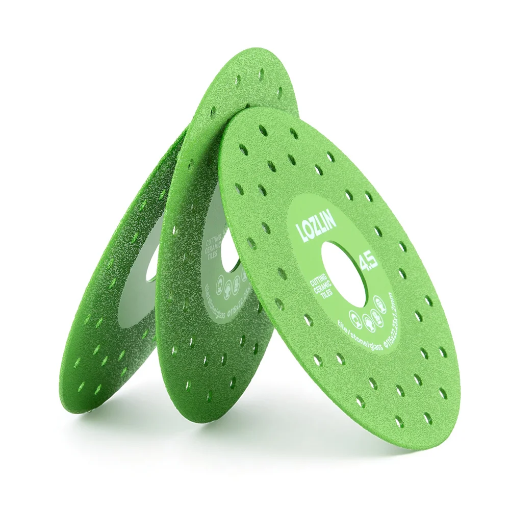 LOZLIN Porous Rock Panel Saw Blade Tile Trimming And Grinding Diamond Casting Used For Rock Panels Marble Tiles Cutting Disc