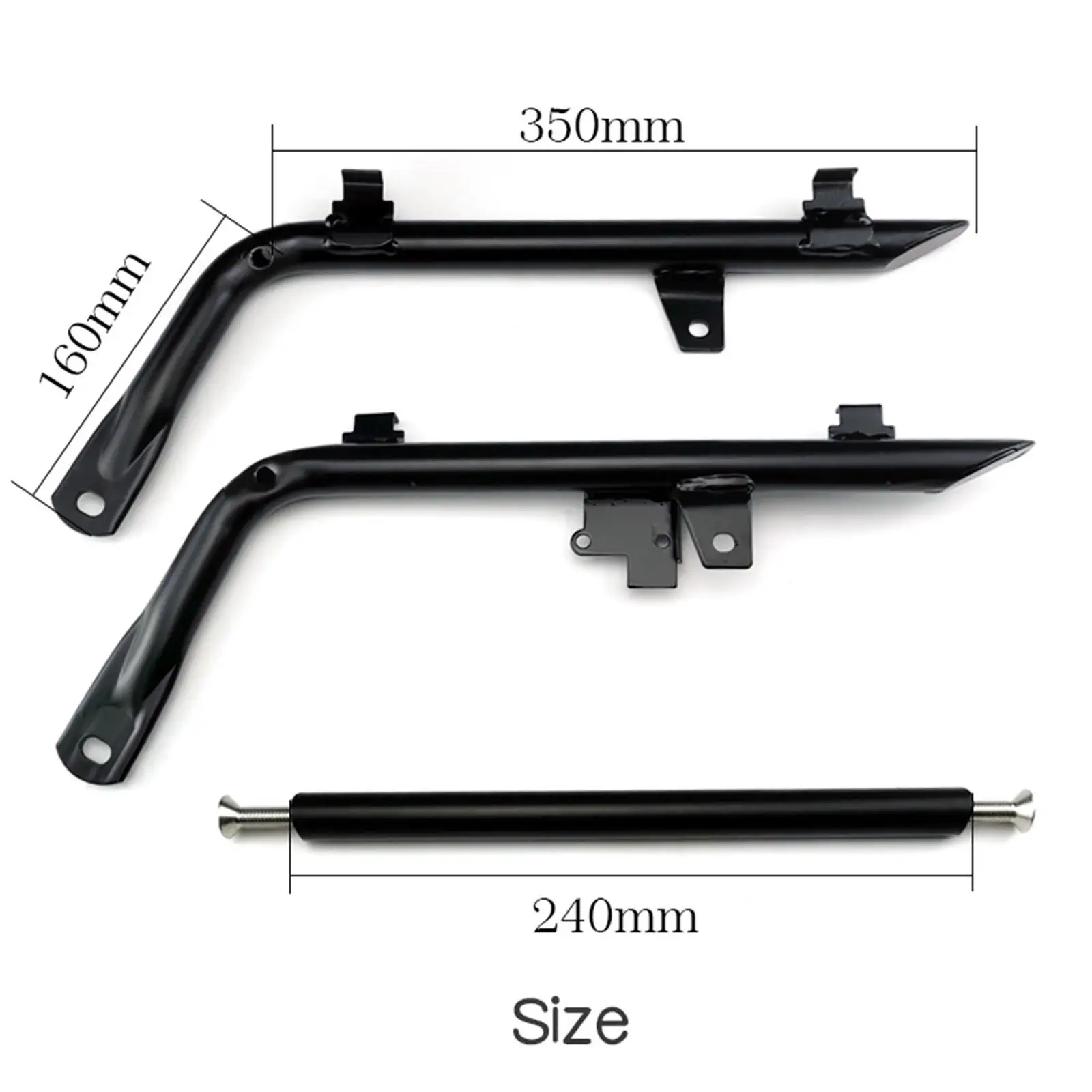 

Lowered Steel Motorcycle Seat Bracket Professional Accessory for Honda Ruckus NPS50 Zoomer AF58 Enhanced Comfort