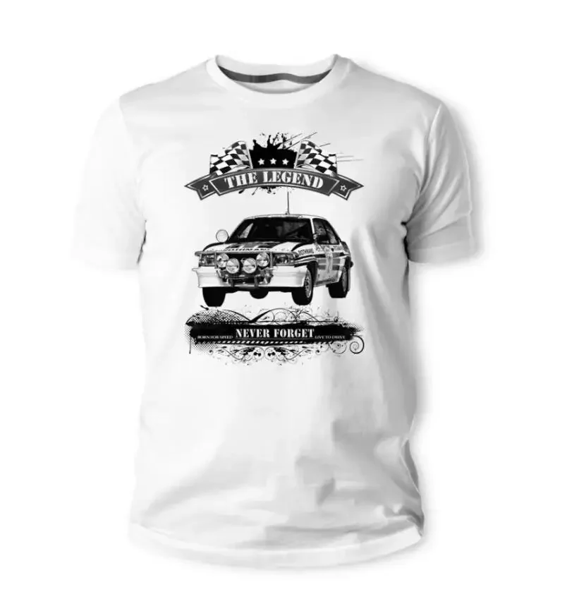 T-Shirt,German Classic Car Opel Fans Youngtimer Oldtimer Herren new Summer Style T-Shirt Man Print T-Shirt Hipster Cotton
