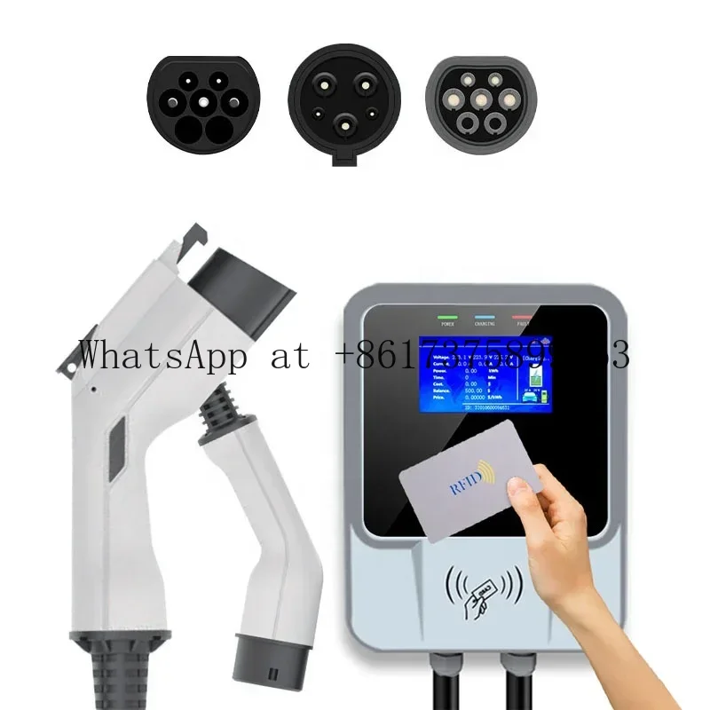 7 KW 11 KW 22 KW EV r Type 2 GBT J 1772 Por Car Station for VW ID.4 ID.6