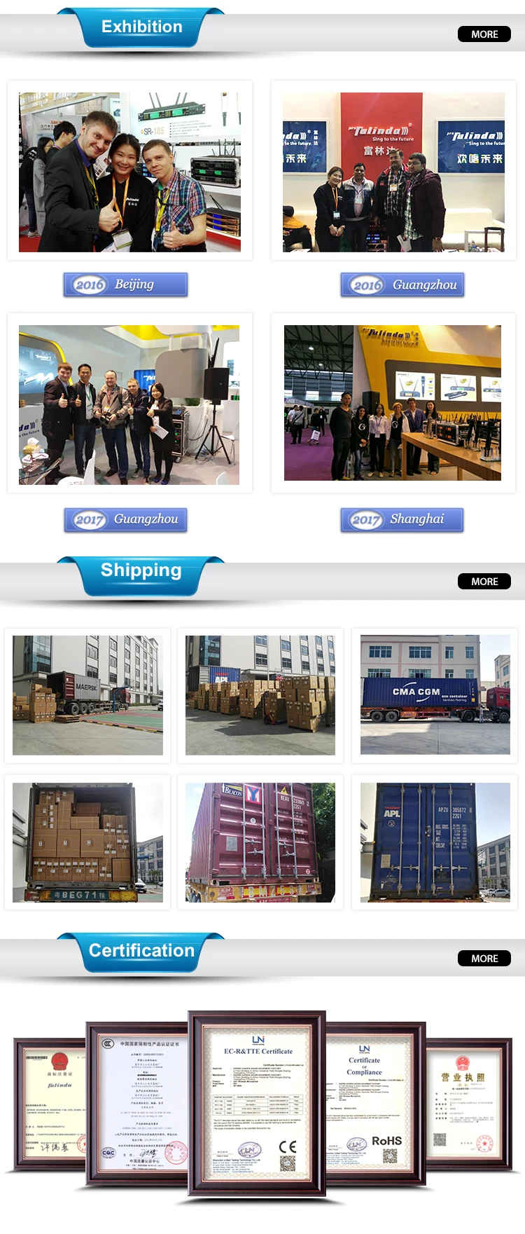 Cost-Effective UHF Stage Performance Handheld Dual-Channel Wireless Microphone